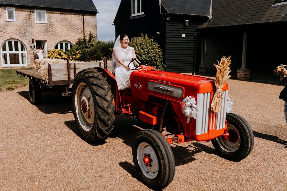 Our vintage tractor