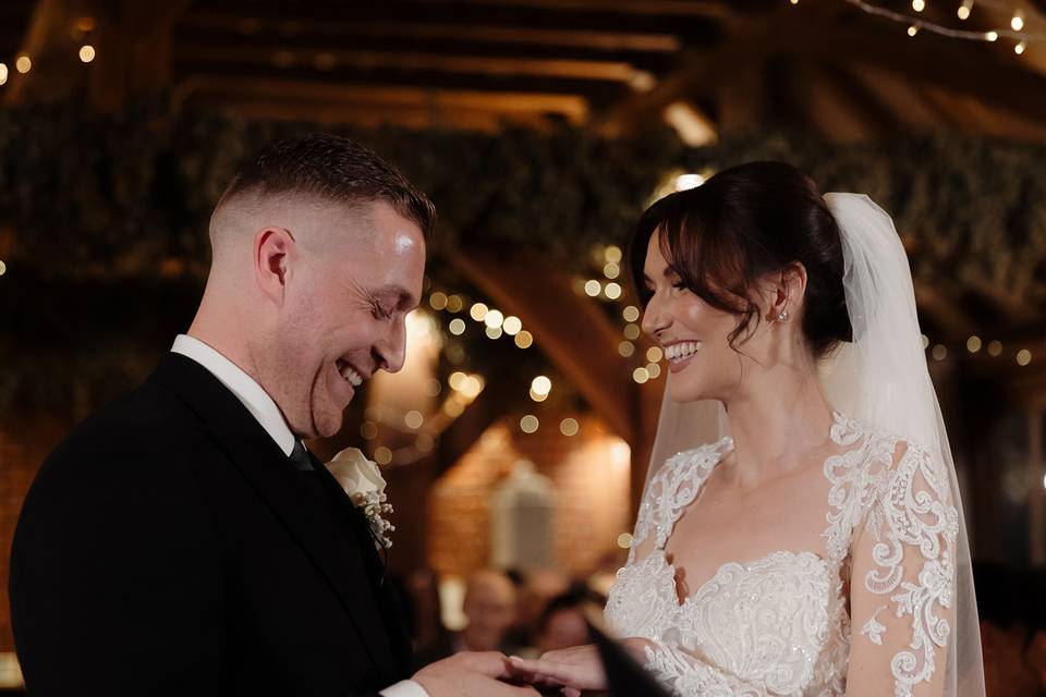 Oak Barn ceremony