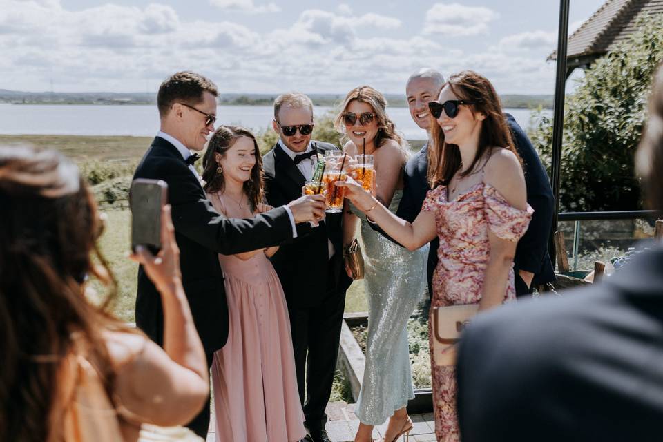 Coastal drinks reception