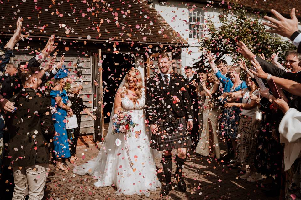 Confetti moment