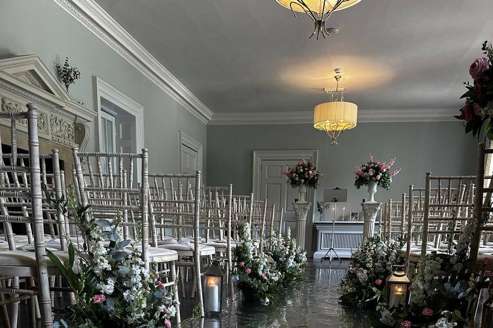 Ceremony aisle