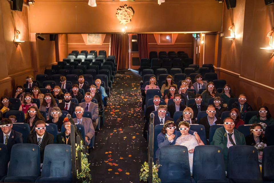 Little cinema wedding