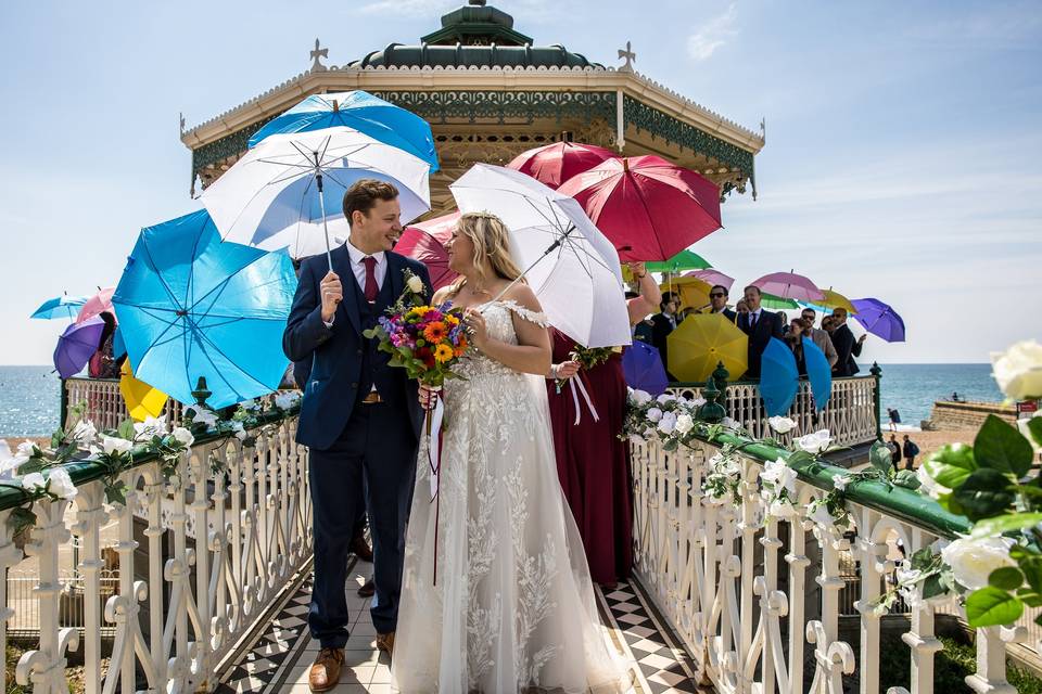 Wedding Brighton Band stand