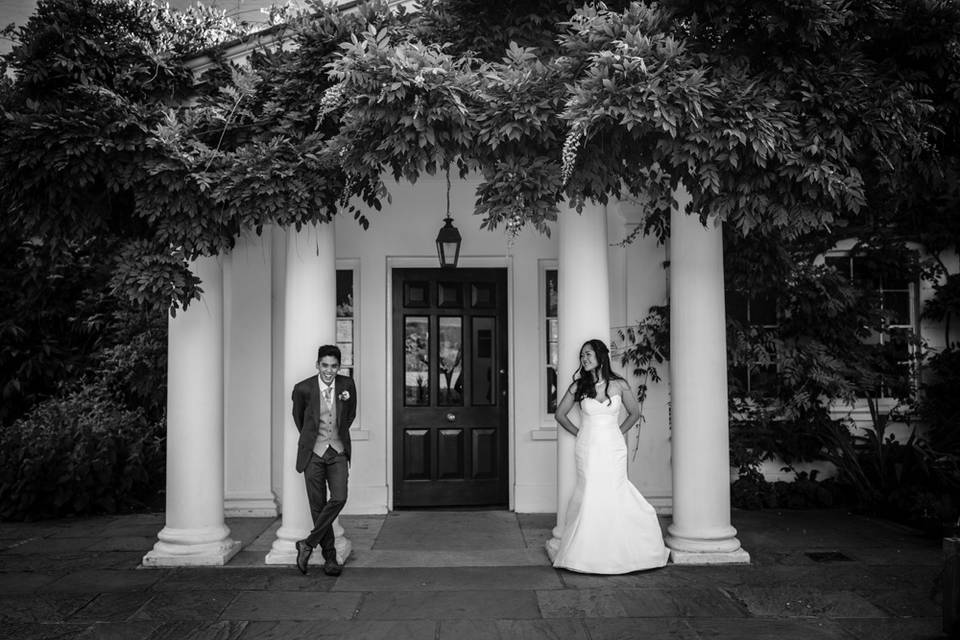 Couple outside Marylebone Tow