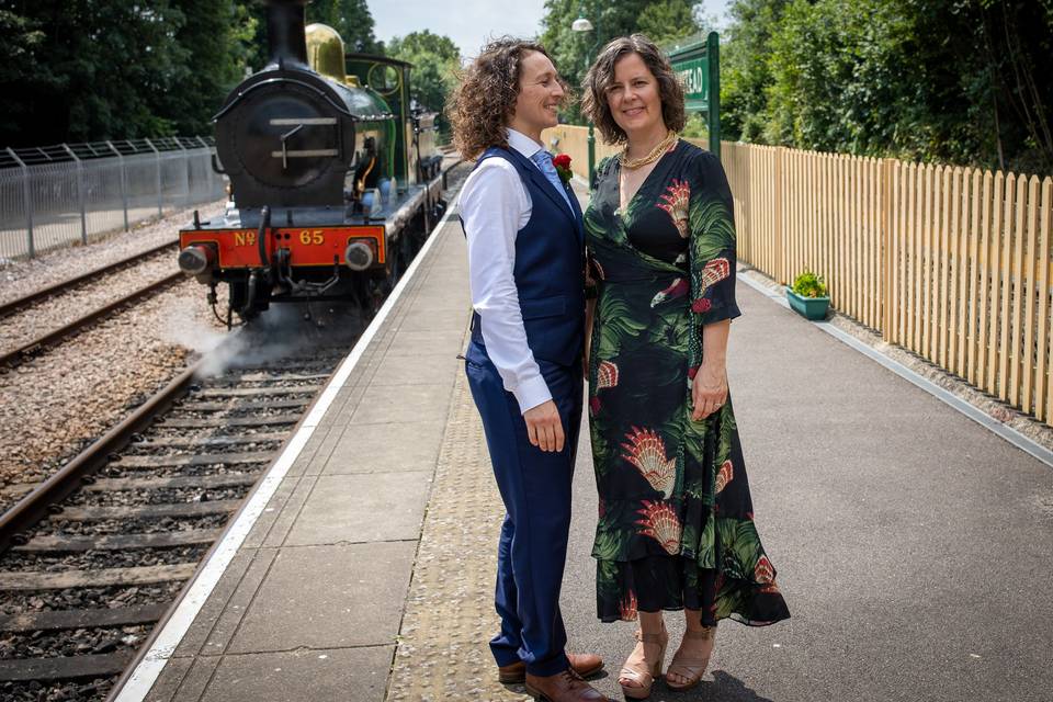 Train wedding