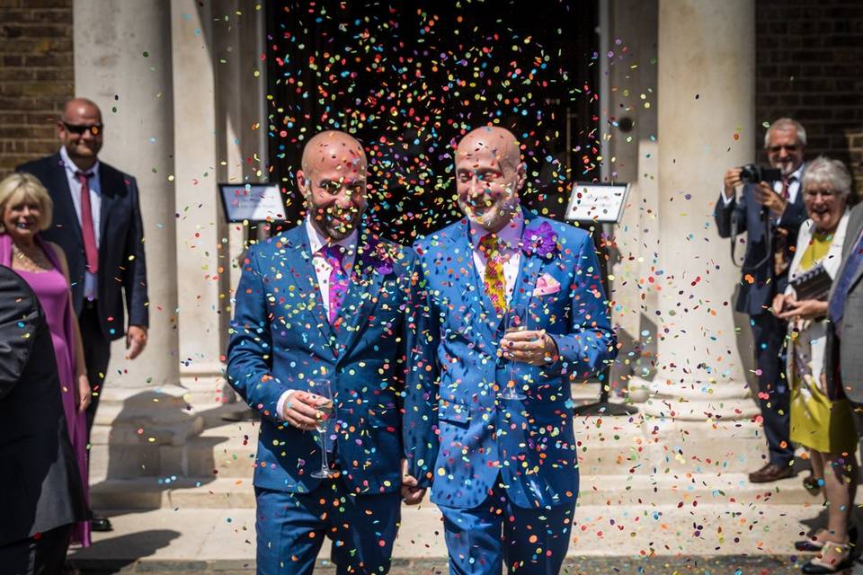 Fab gay wedding