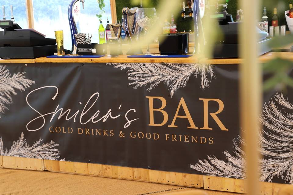 Wooden bar