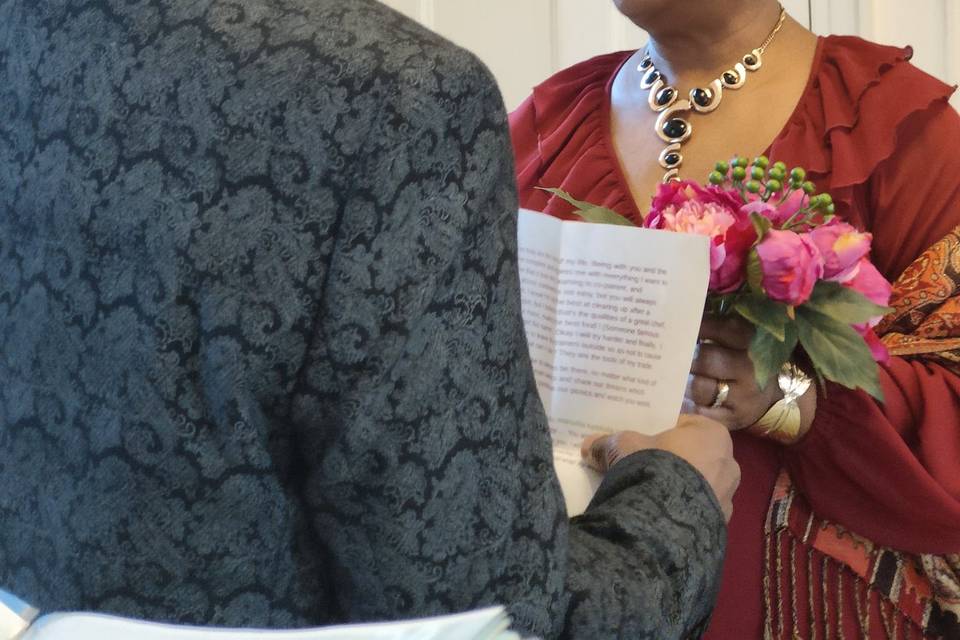 Reading The Vows