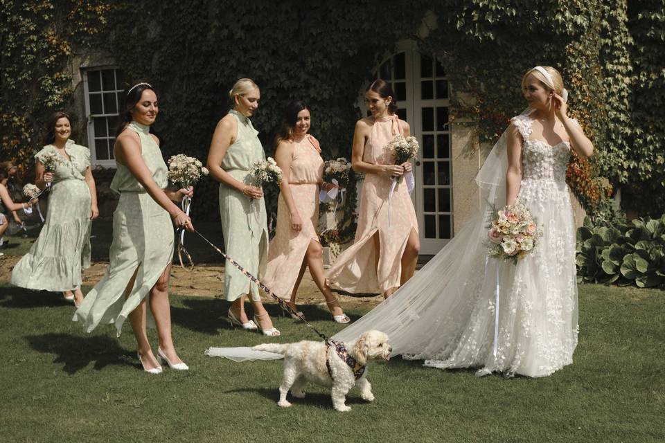 Camilla and Bridesmaids