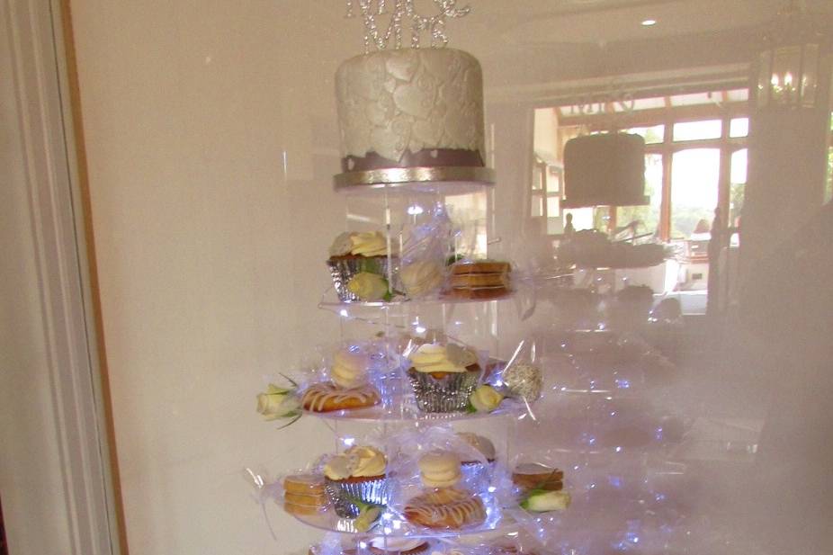 Tower Topper cake