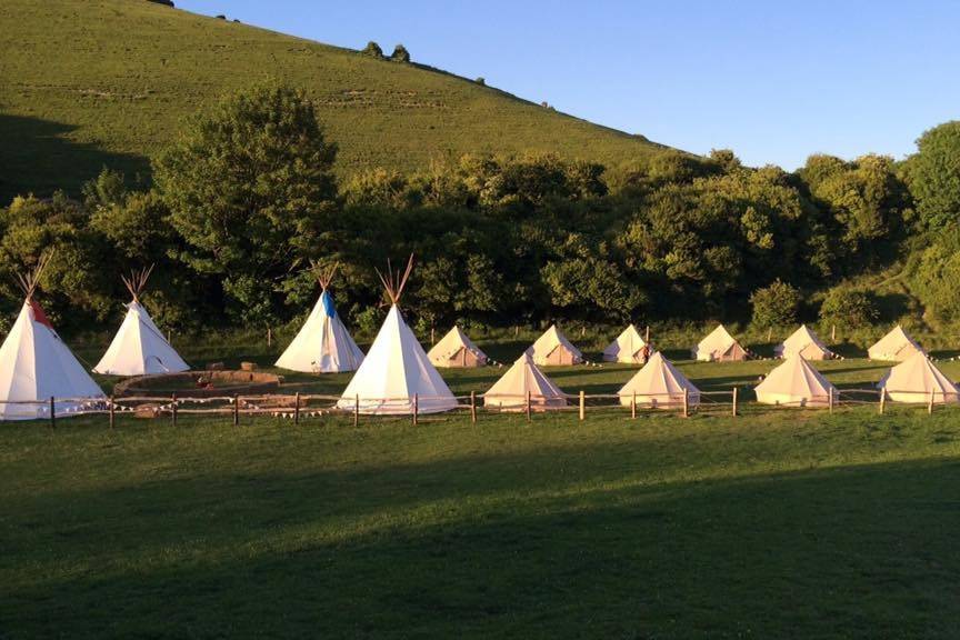 Our bell tents