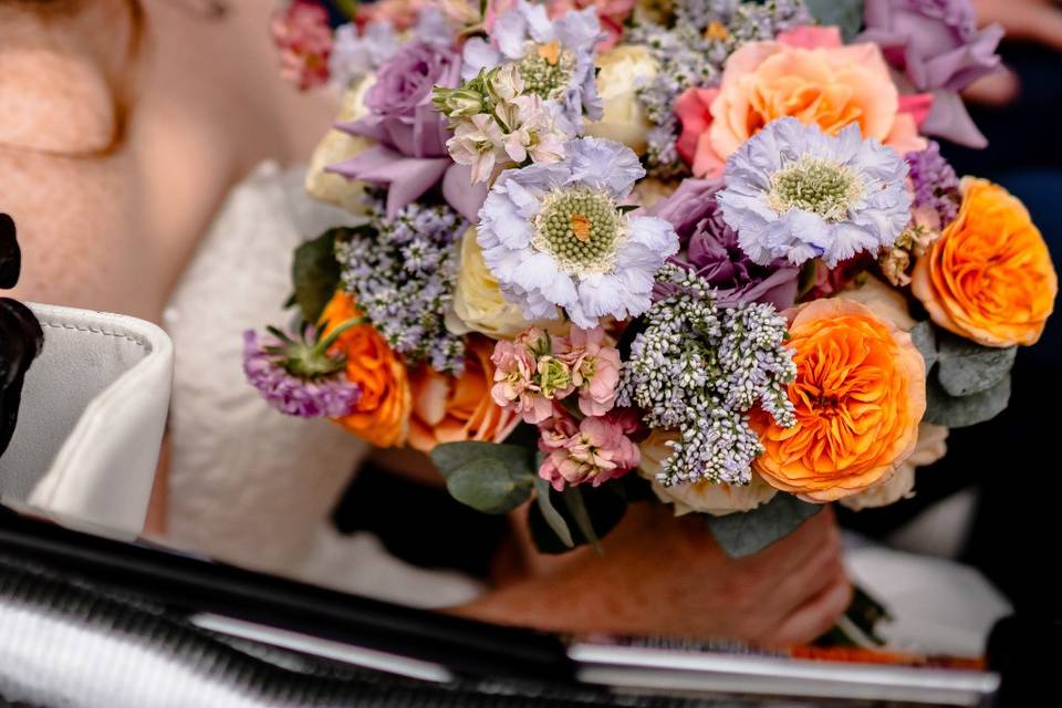 Lilac Bridal Bouquet