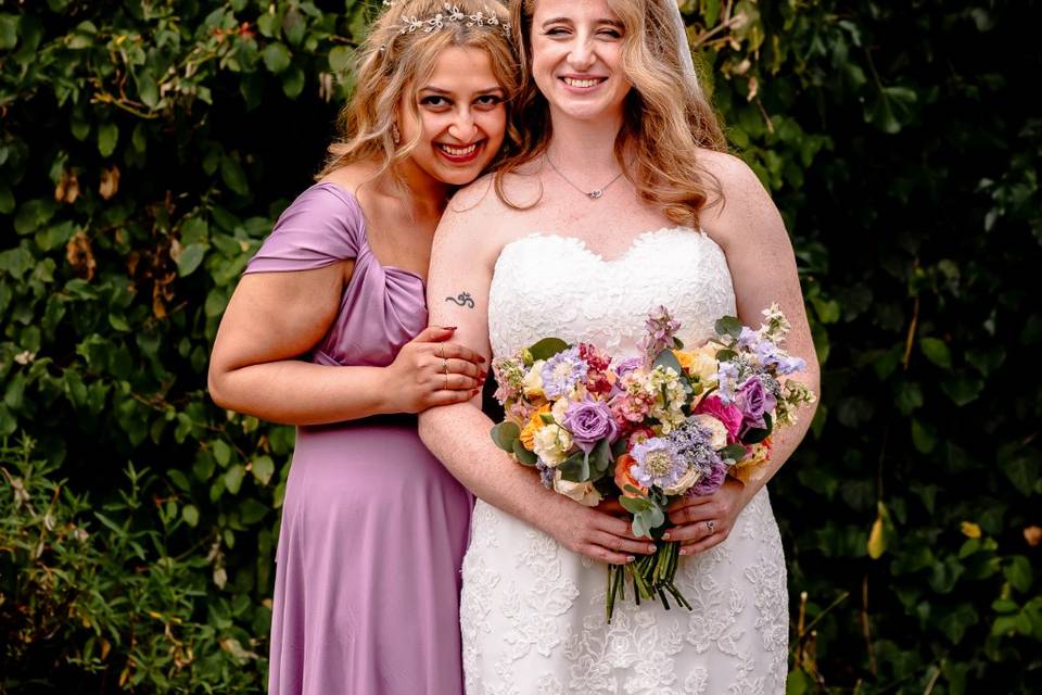 Bright Bridal Bouquet