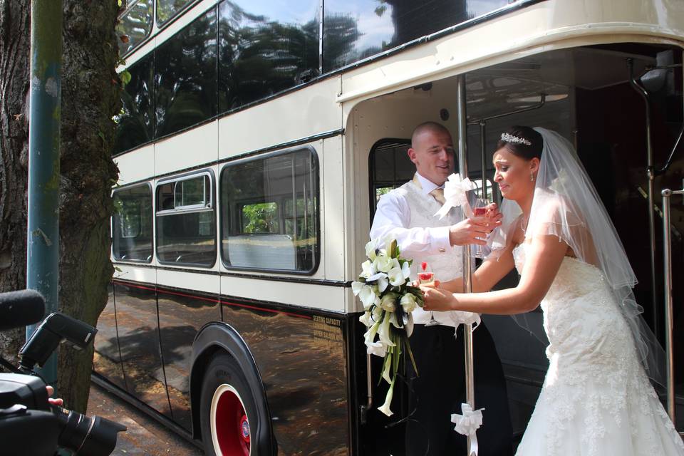 Bride and Groom Arrival
