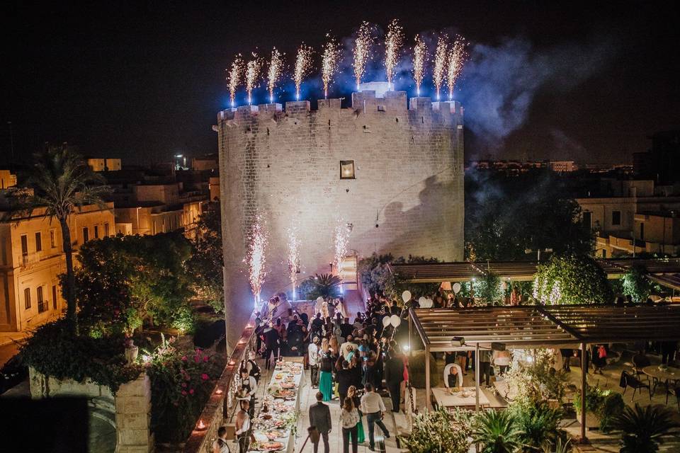 Sparkler display