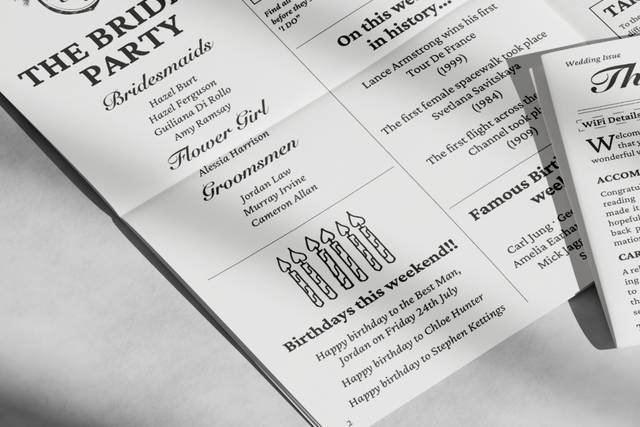 Wedding Newspaper