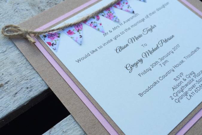 Whimsical outdoor invite