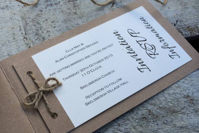 Whimsical outdoor invite