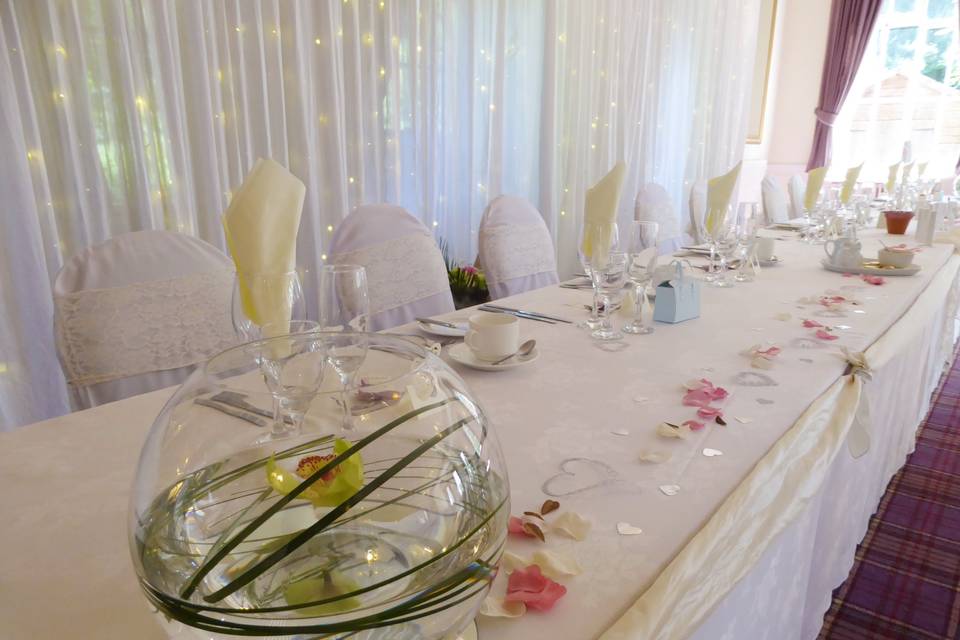 The head table