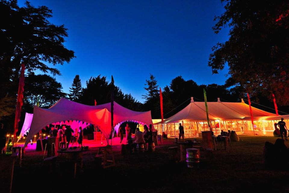 Barrington Marquee at Night