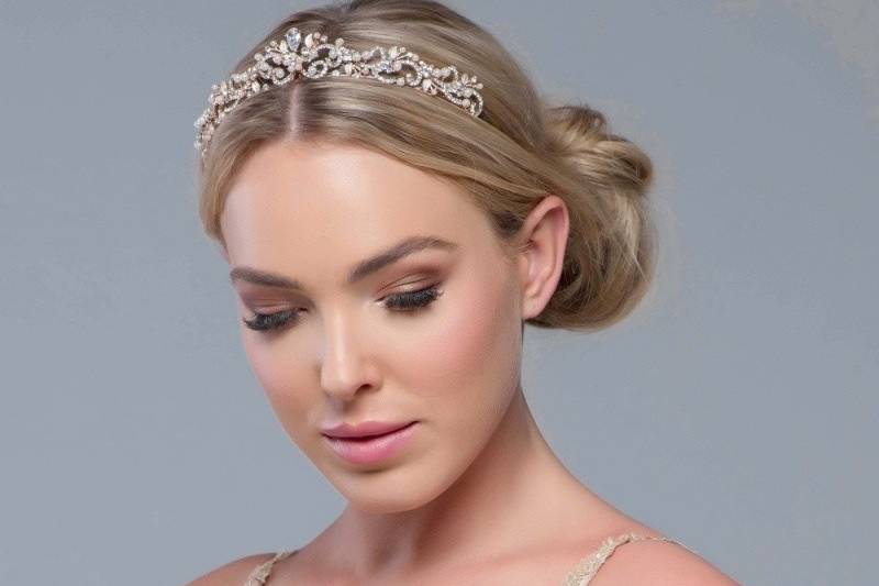 Romantic elegance silver tiara