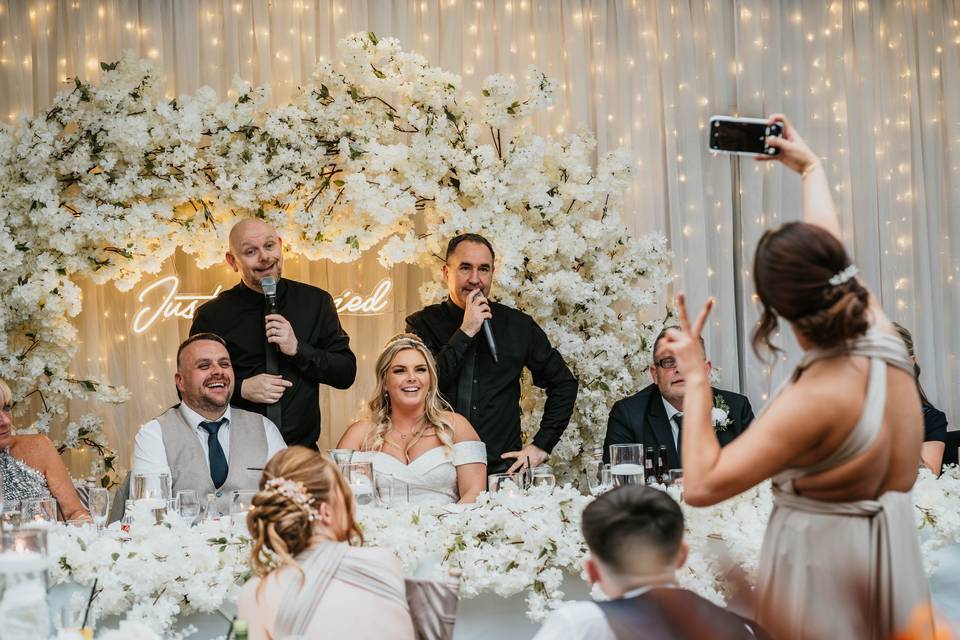 Sing along waiters