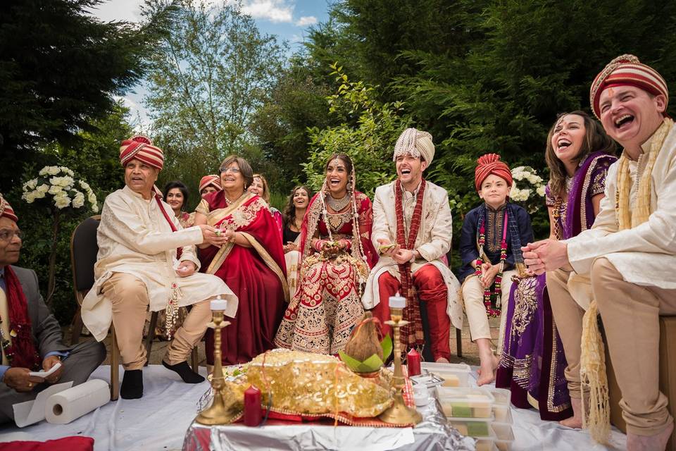 Hindu/Irish wedding