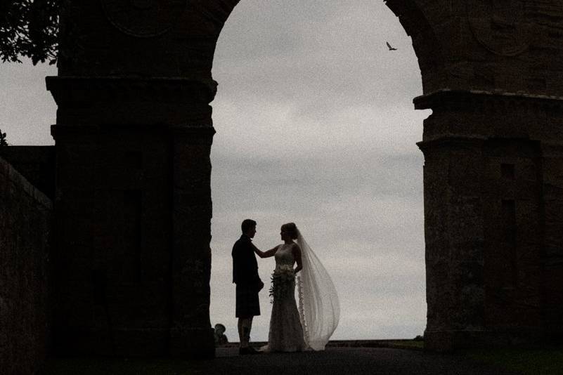 Culzean Castle Silhouette