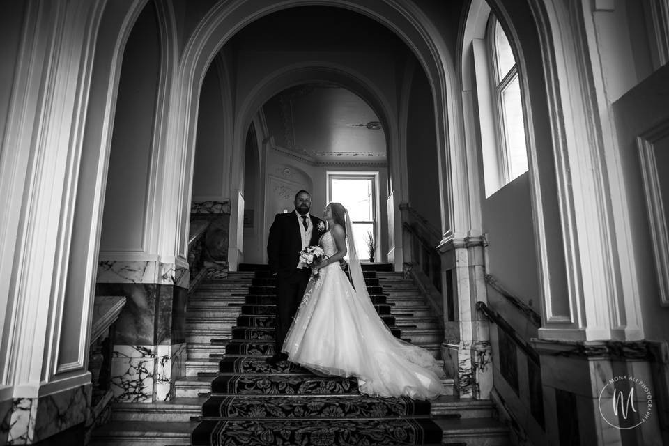 Bride & Groom Grand Staircase