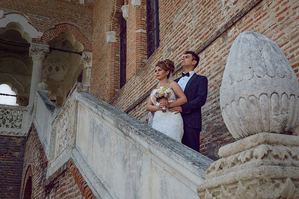 Couple looking at the distance