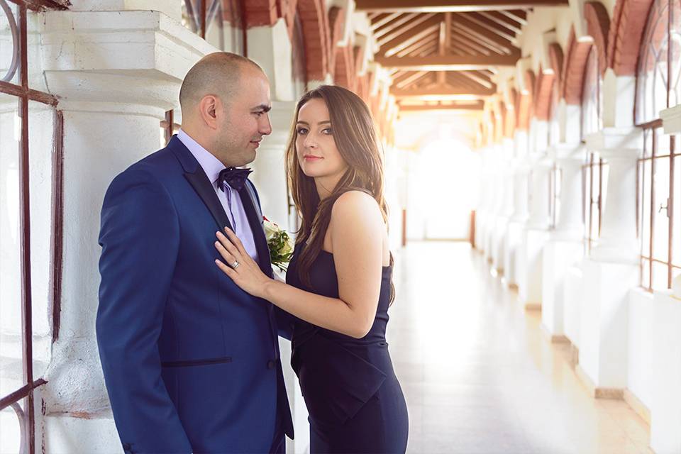 A moment at the ceremony