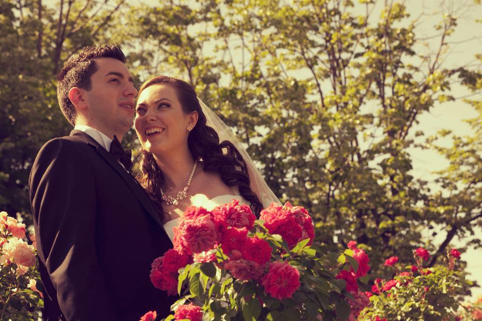 Couple in park