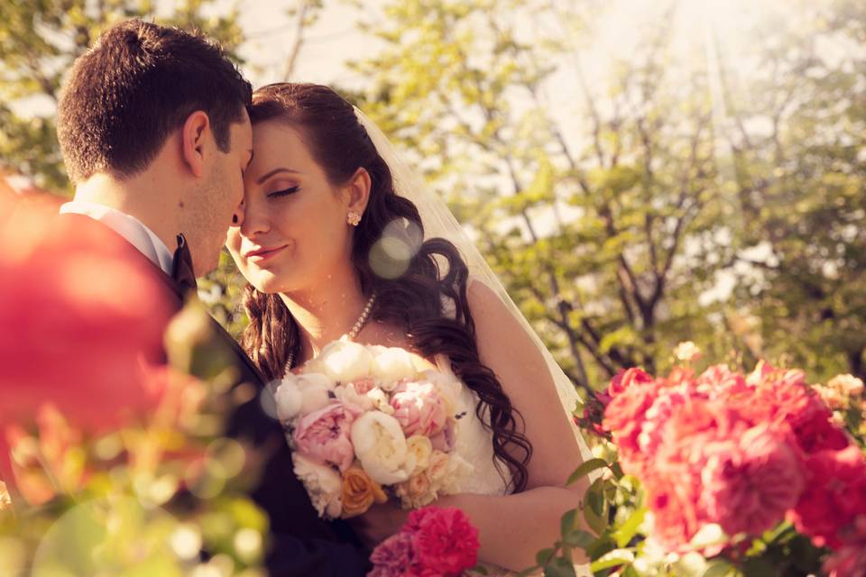 Floral backdrop