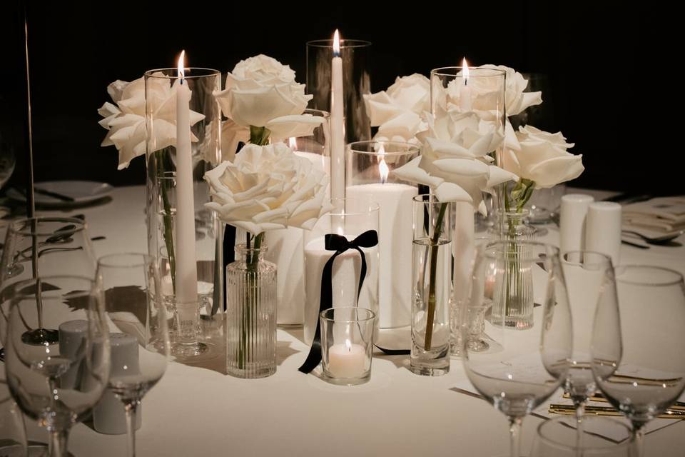 Bud vases & Candles