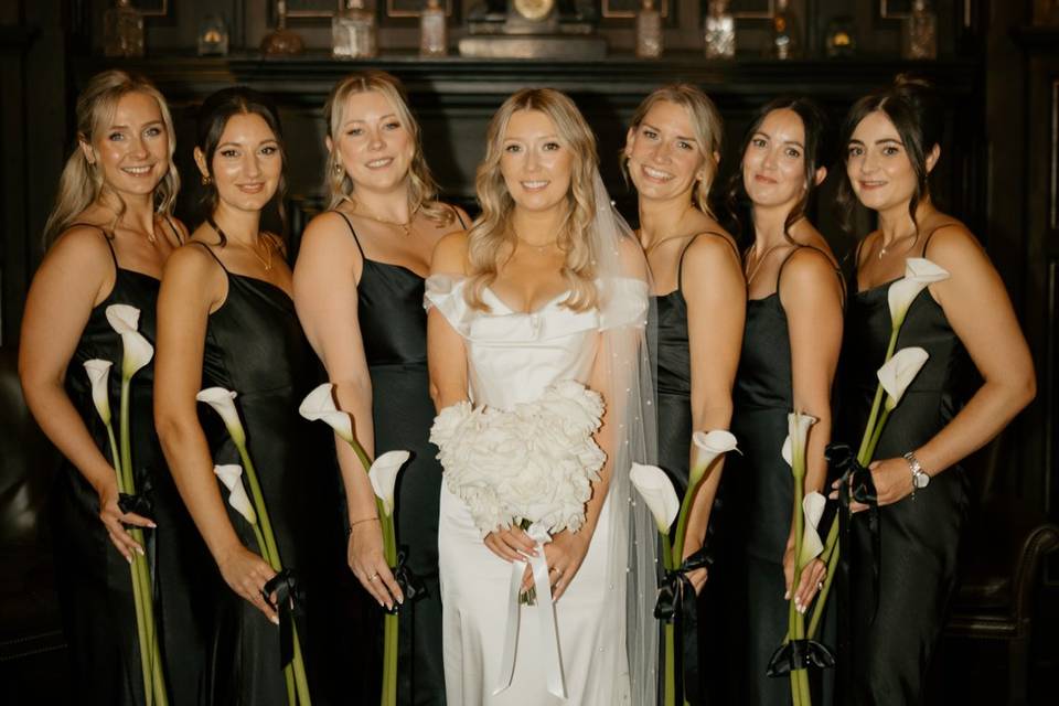 Ivory roses & Calla lilies