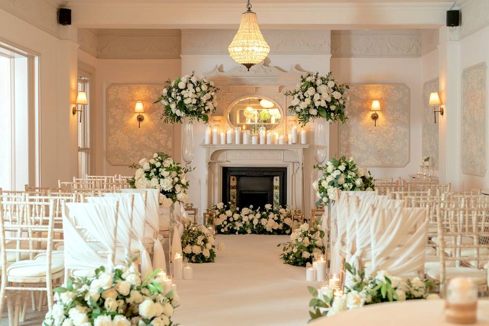 Ceremony aisle