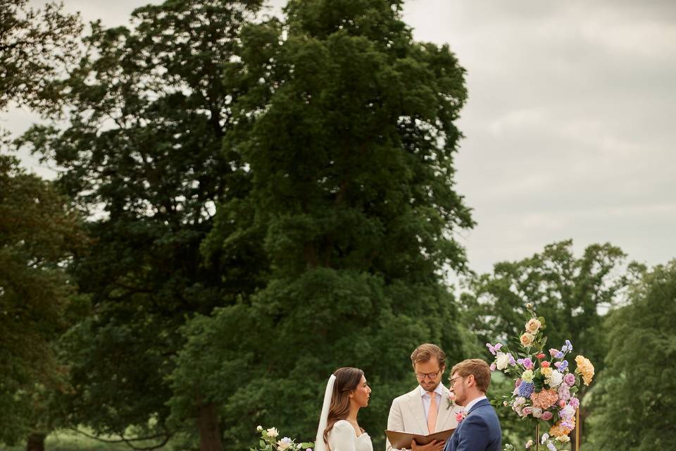 Outdoor ceremony