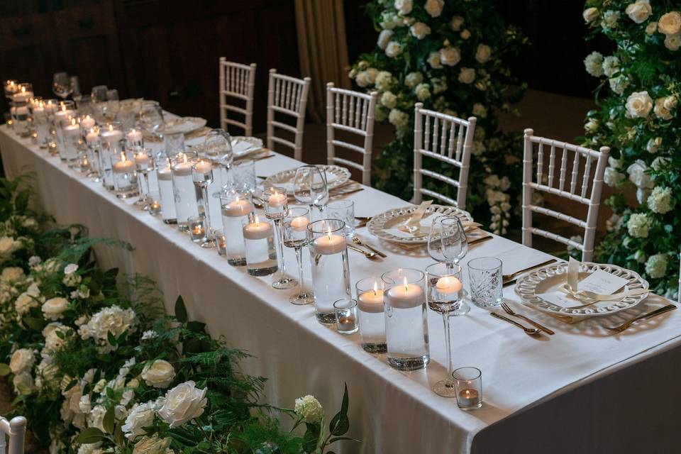 Head table decor