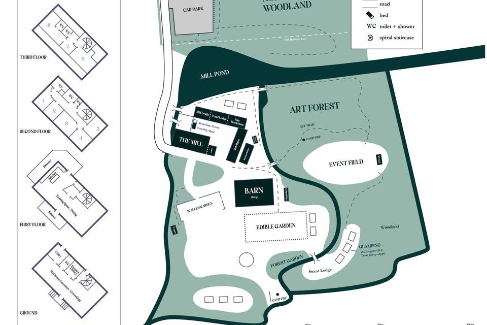 Selgars Estate Site Map