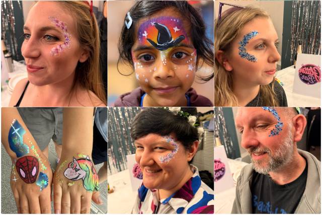 Lemon Sparkles Facepaint & Glitter Bar