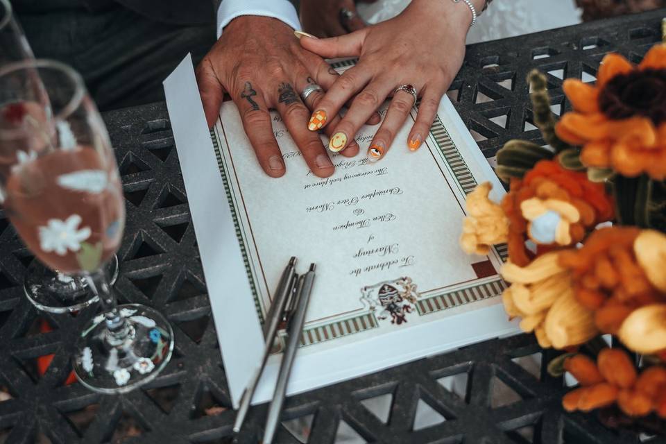 Festival wedding