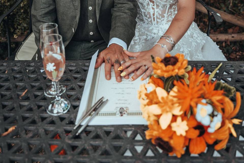 Festival wedding