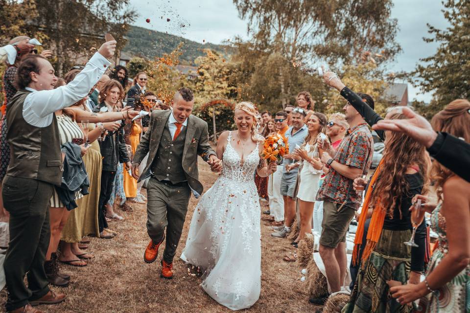 Festival wedding