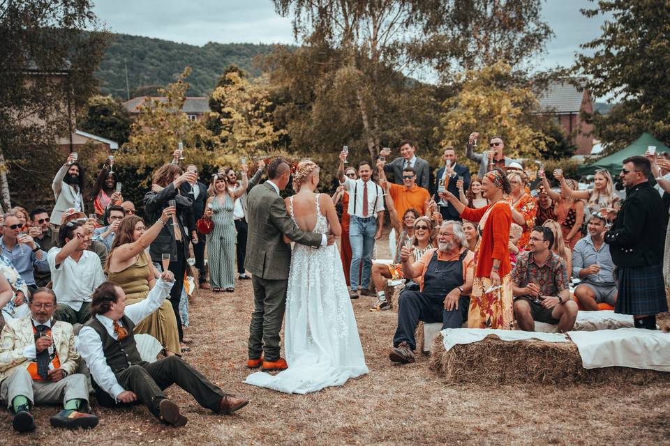 Festival wedding