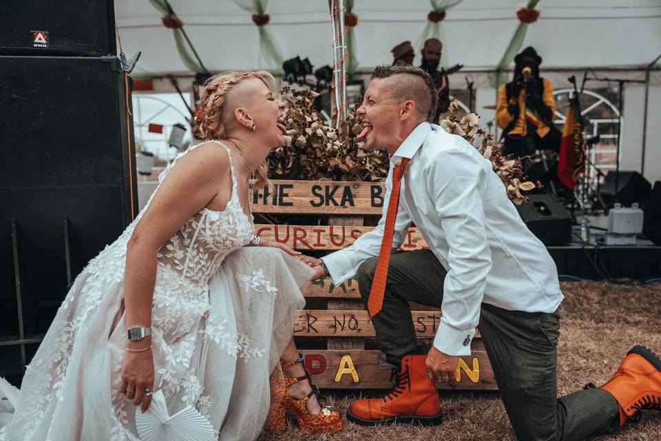 Festival wedding