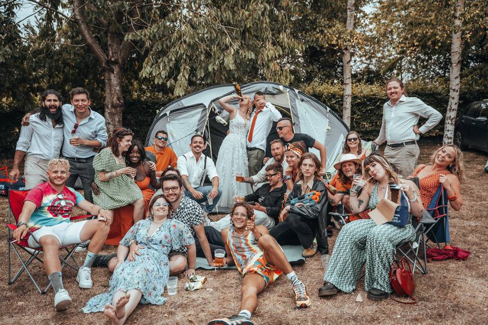Festival wedding