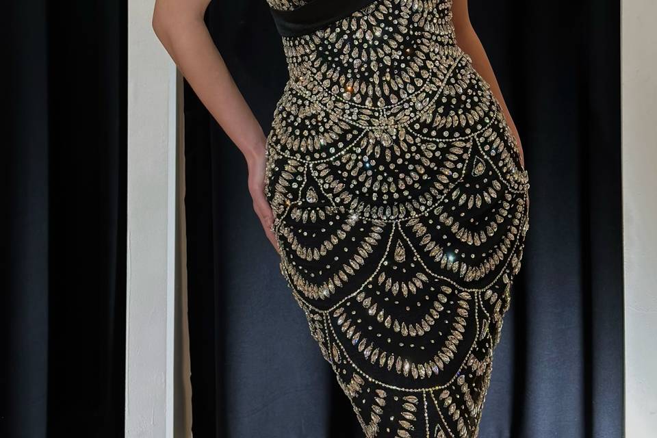 Black Off Shoulder Dress