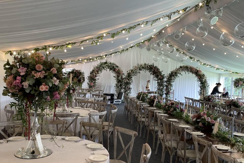 Arch Stage and Centrepiece