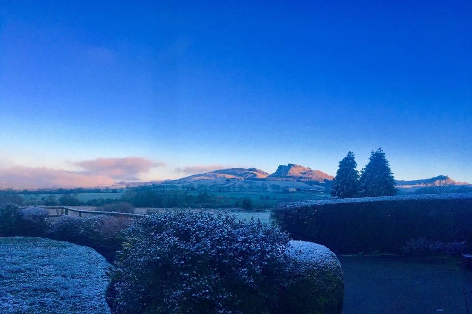 A beautiful frosty morning