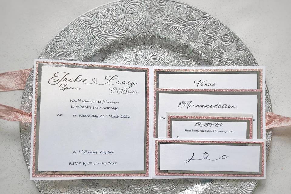 Pocket Wedding Invite